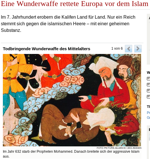 Welt Online: "Wunderwaffe gegen Islam"