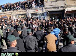 Publikum bei der Bestrafung