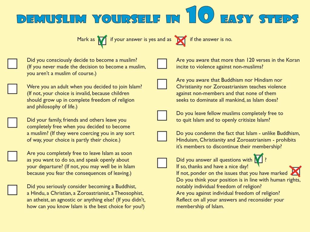 Entmuslimisiere dich selbst